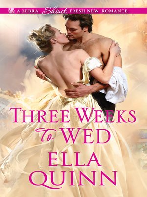 cover image of Three Weeks to Wed